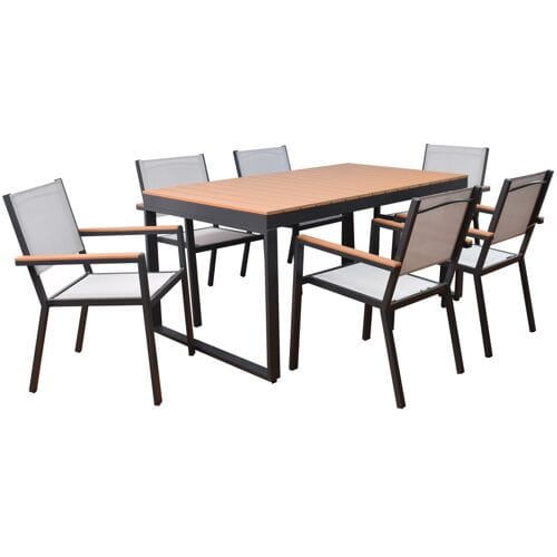 HOME DELUXE Tuinset Siera Sedia 7-delig