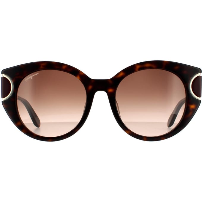 Salvatore Ferragamo zonnebril SF840SA 214 Tortoise Brown gradiënt