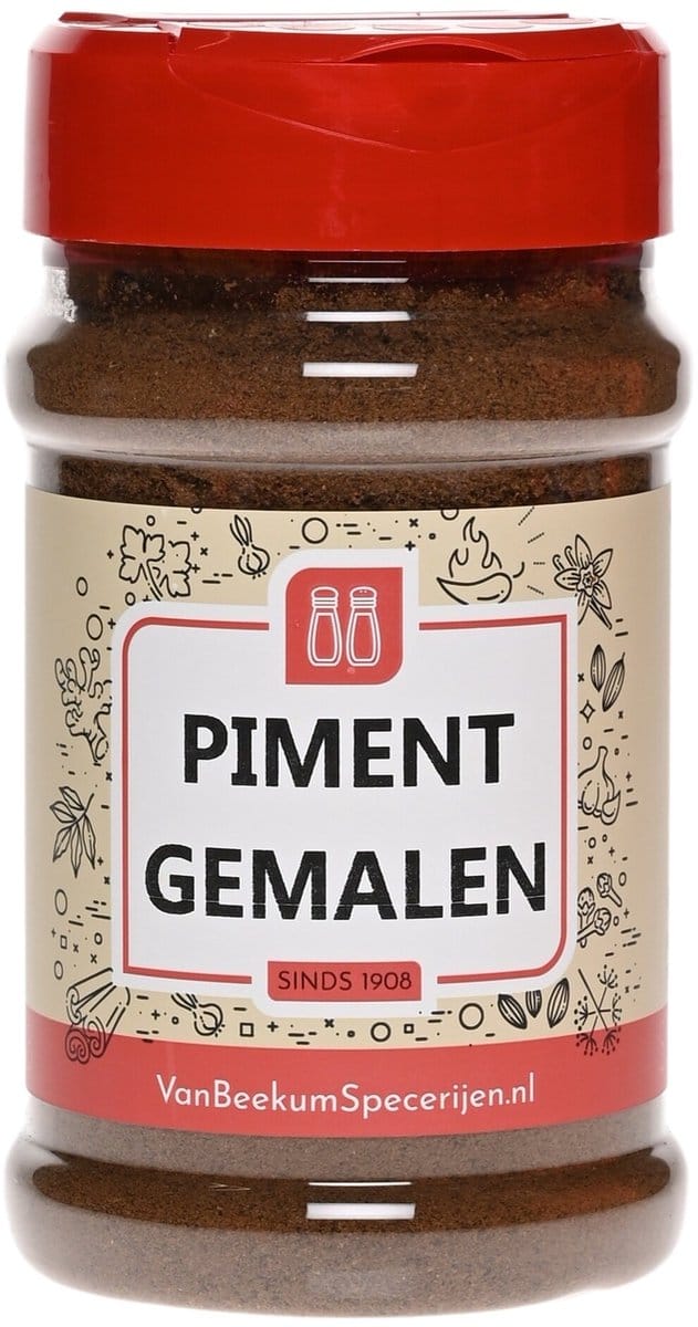 Van Beekum Specerijen - Piment Gemalen - Strooibus 130 Gram