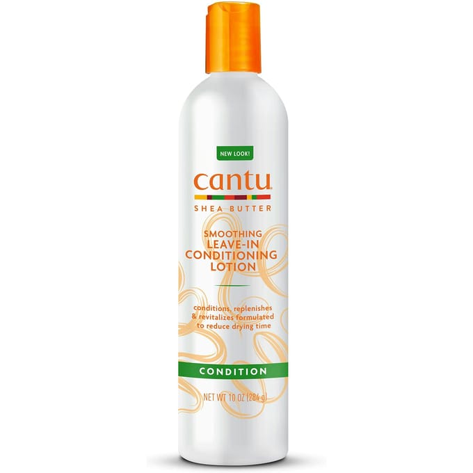 Cantu, Shea Butter, Smoothing Leave-In Conditioning Lotion, 10 oz (284 g) white