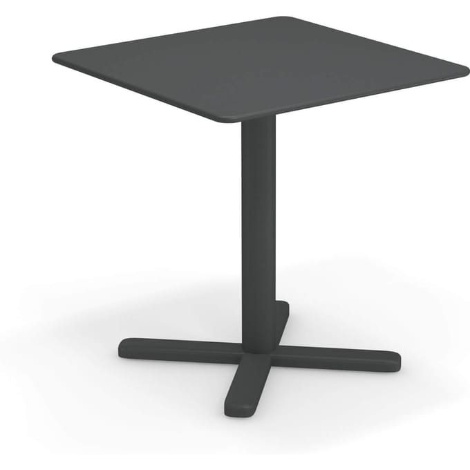 Emu Darwin tafel vierkant - antiekijzer - 80 x 80 cm
