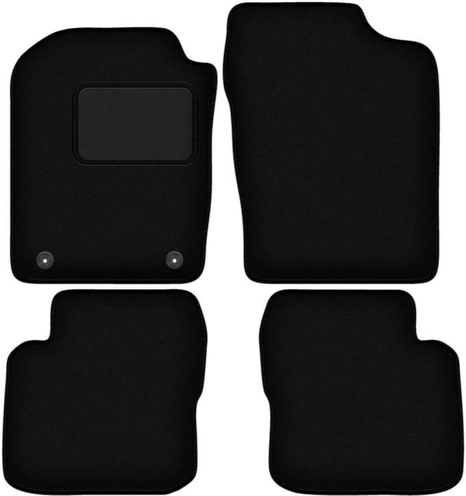 Zwarte veloursmatten voor: Daihatsu Cuore VII L276 hatchback (2007-)