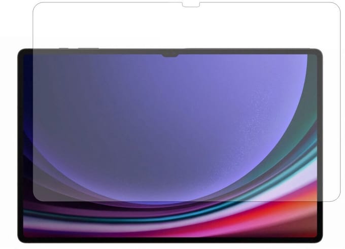 ANTI-GLARE Screenprotector Bescherm-Folie geschikt voor Samsung Galaxy Tab S9 PLUS - S10 PLUS - 12.4"