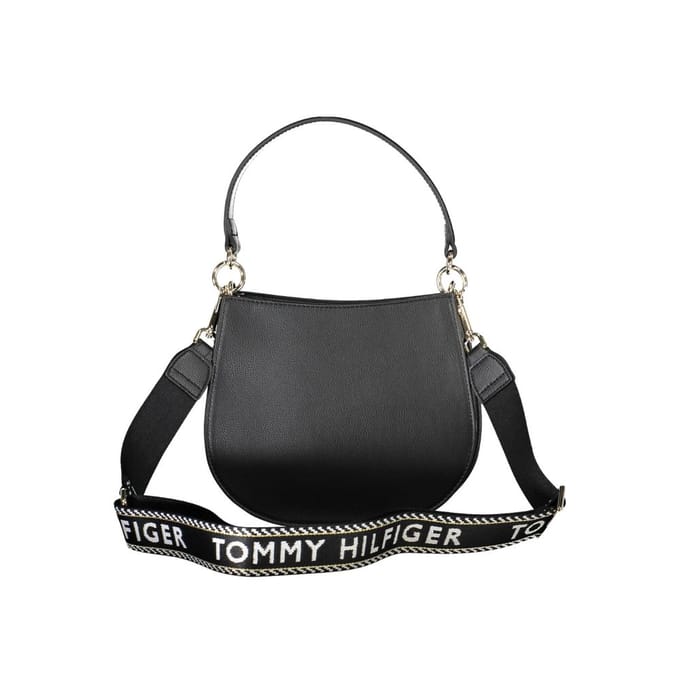 Tommy Hilfiger Zwarte Polyester Dameshandtas