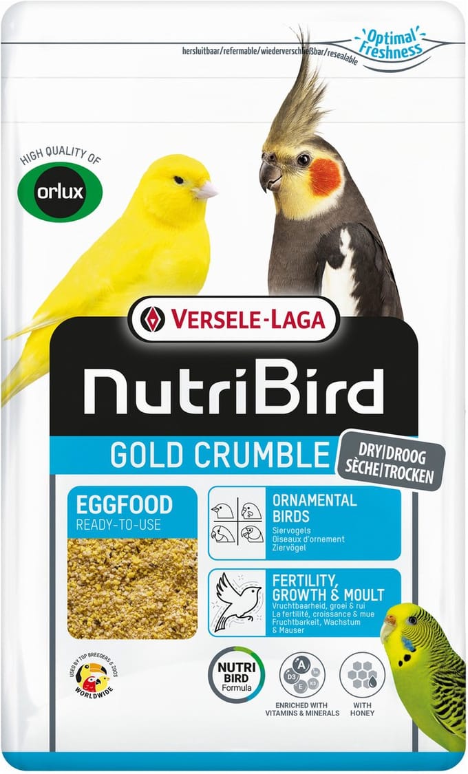 Versele-Laga Nutribird Gold Crumble Siervogels - Vogelvoer - 10 kg