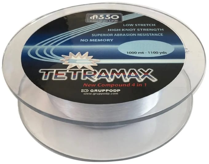 Asso Tetramax 1000 M Karperlijn Transparant 0.200 mm