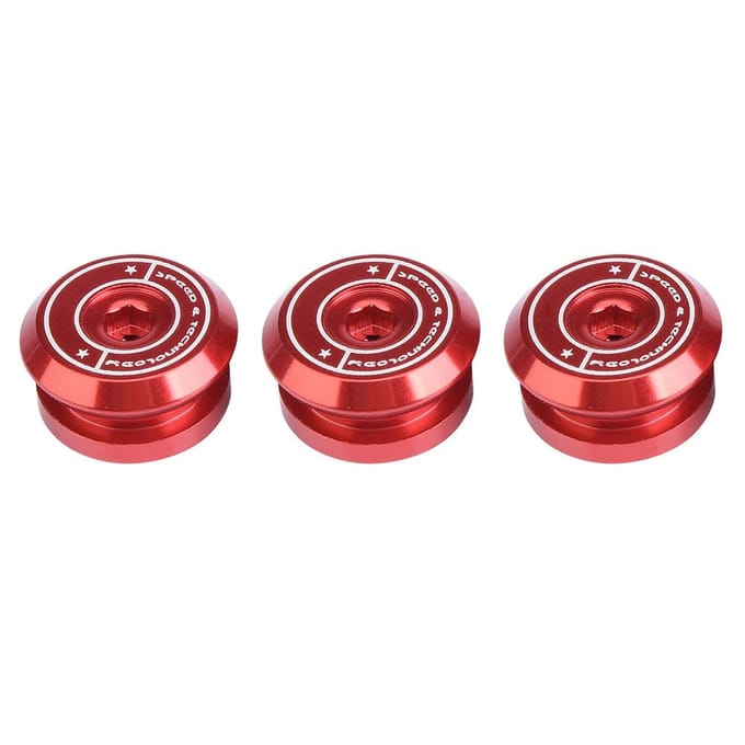 3 Stuks Motorfiets   Reiniger   Decoratieve Afdekking voor   Xmax300 2017-2018(Rood)