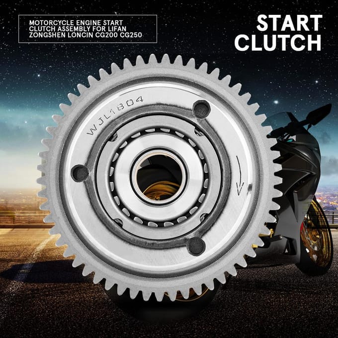 Motorfiets Motor Start Koppeling Assemblage voor Lifan Zongshen Loncin CG200 CG250 CG 200 250
