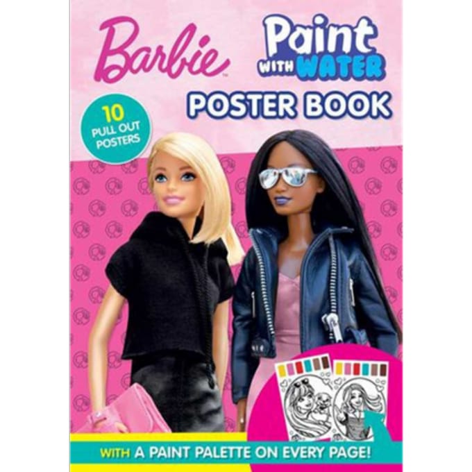Alligator BARBIE paint with water coloring book