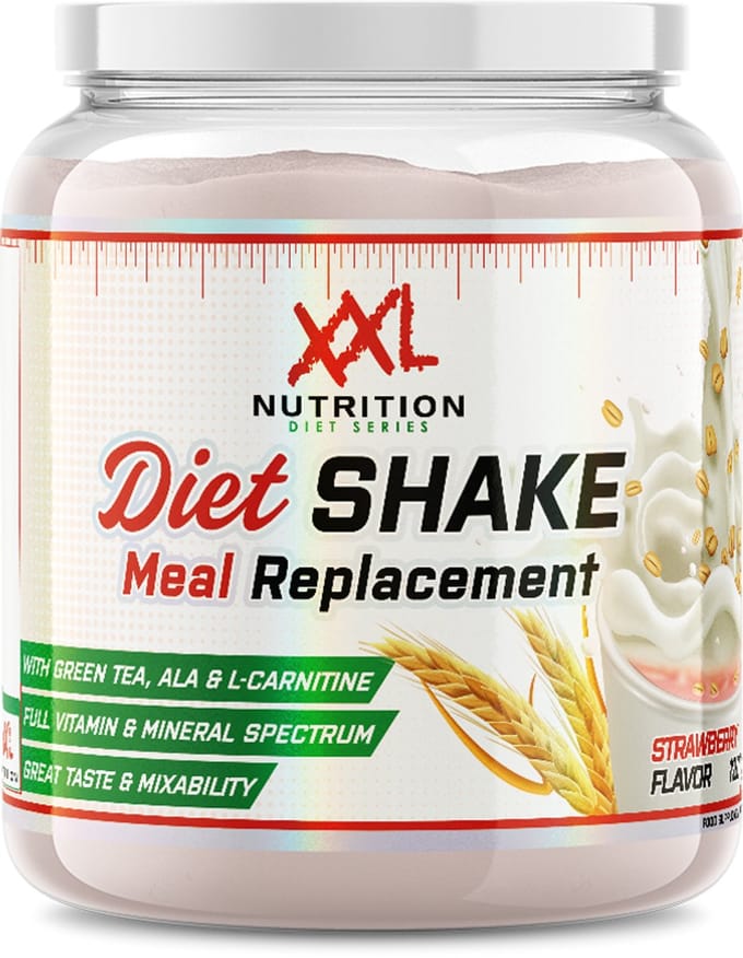 XXL Nutrition - Diet Shake - Aardbei - Maaltijdvervanger - 1200 g