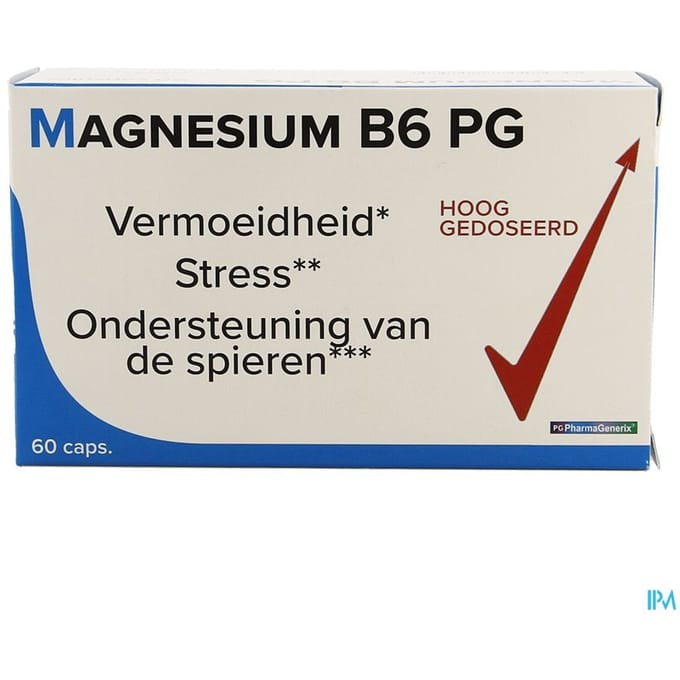Magnesium B6 Pg Pharmagenerix Caps 60