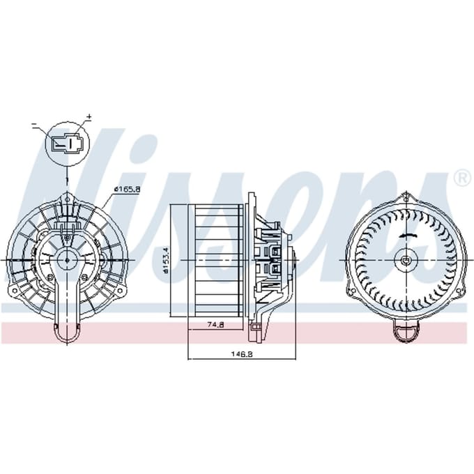 Interieurventilatie Original NISSENS 87815