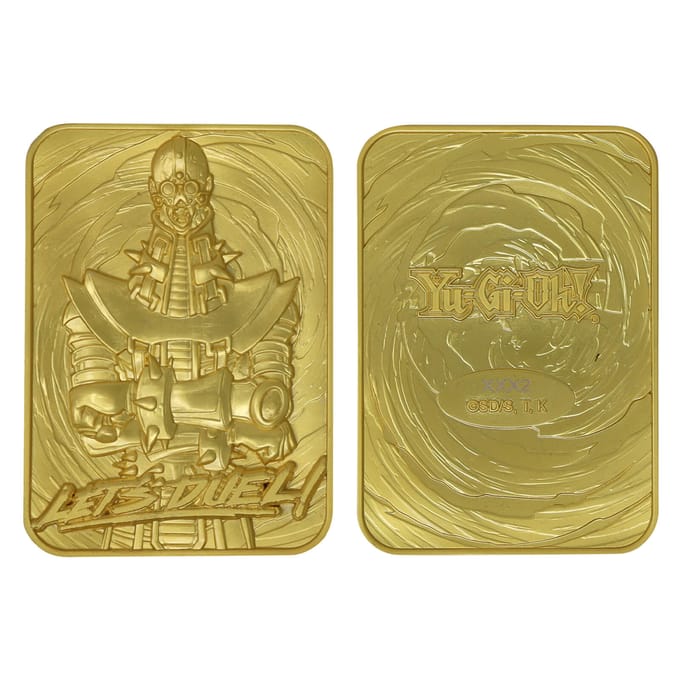 Fanattik Yu-Gi-Oh! 24K Gold Plated Jinzo Ingot