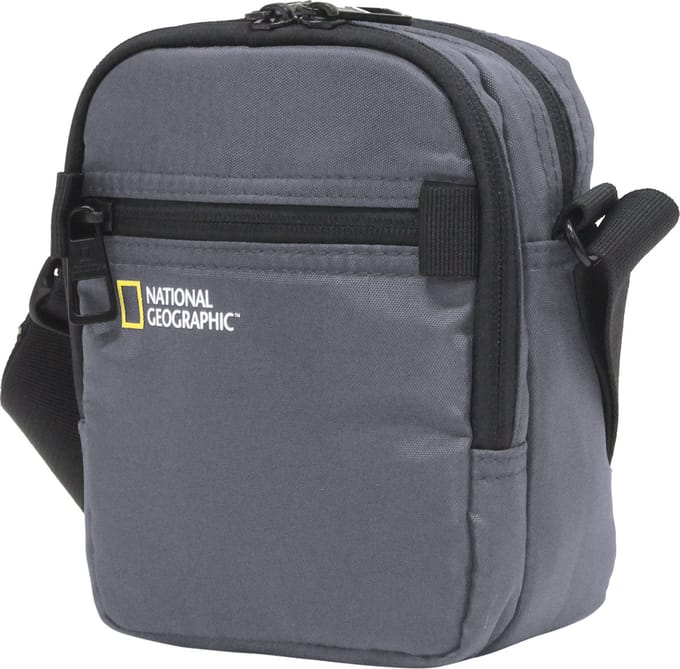 National Geographic Transform Schoudertas 1,3L RFID Grijs - Grijs