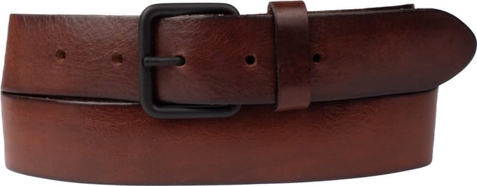 Presly & Sun Heren - Leren riem - Bruin - 90cm