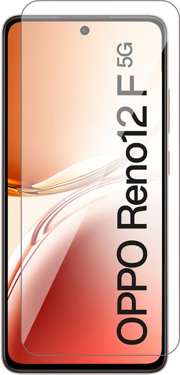 Screenprotector geschikt voor Oppo Reno 12F / 12FS - Glas Screen Protector