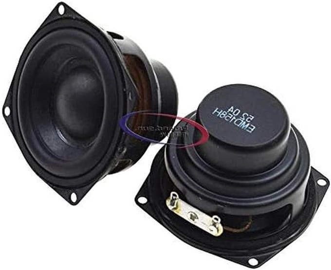 Audio Speaker - Luidspreker Bass - Audio DIY - Full Range - 52 MM - Zwart