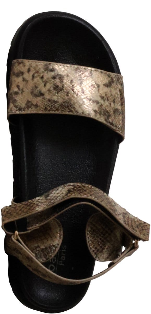 Joalice sandalen met sleehak en klittenband