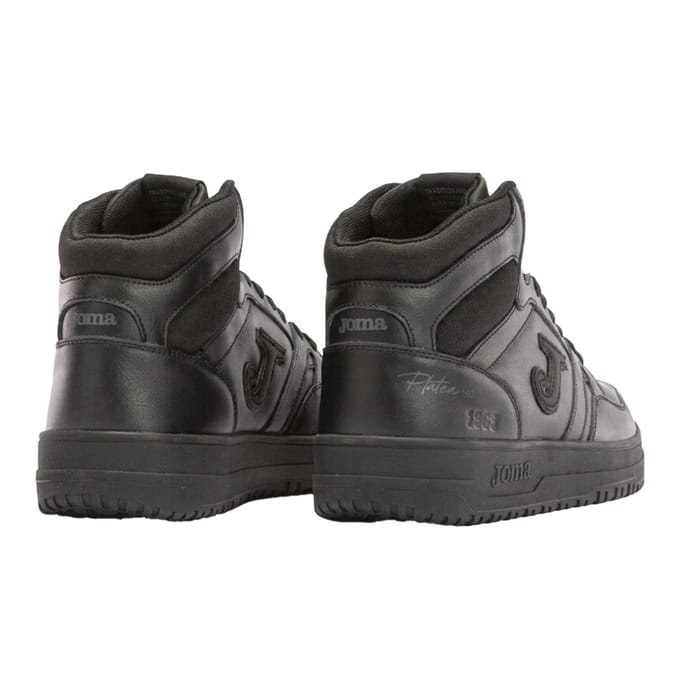 Joma Heren C.Platea Synthetisch Leer Mid Cut Trainers (Zwart)