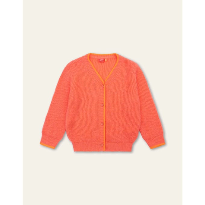 Oilily Vluffy Vest- maat98/3T Sweet Roze