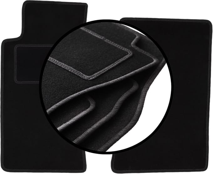 Complete set veloursmatten voor: Mazda MX-5 II NB cabriolet (1998-2005)