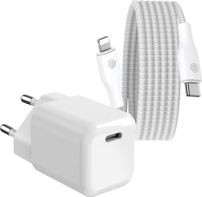 Mini Snellader 30w - 2 Meter - Oplader geschikt voor iPhone en iPad met Apple Lightning aansluiting