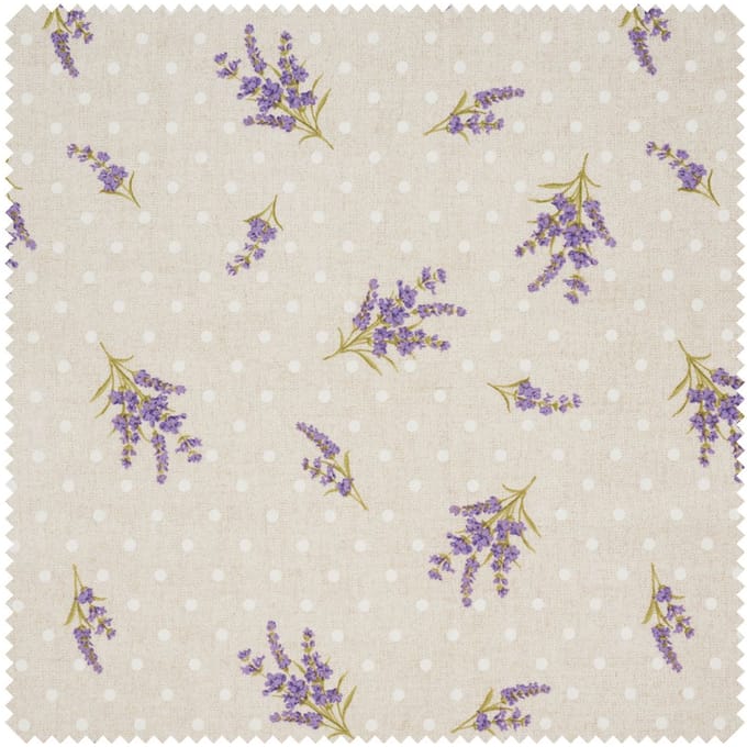 Motiefstof in linnenlook "Provence"