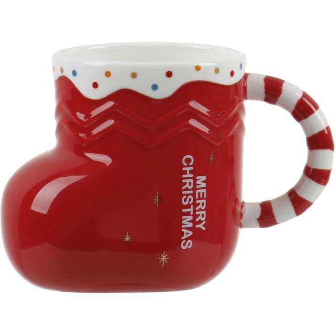 Tasse à eau de Noël Tasse en céramique créative de Noël Mug Bonhomme de neige Tasse de grande valeur 401-500ml brown