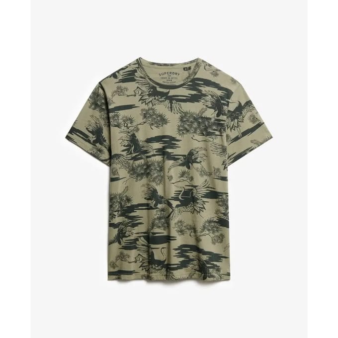 Superdry - Classic Essential T-shirt met print - Heren - T-shirts