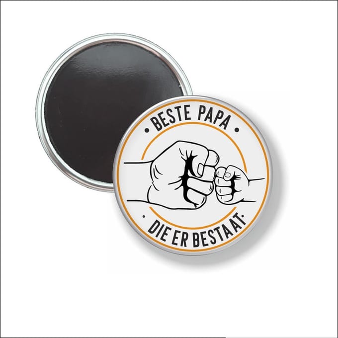Button Met Magneet 58 MM - Beste Papa - NIET VOOR KLEDING