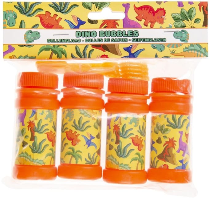 Duckiez Bellenblaas 60Ml Dinosaurus 1x4 stuks