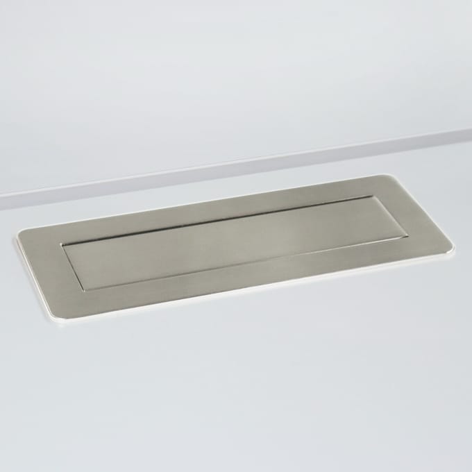 ELDUSB0 | Verdeeldoos (zonder frezing) | 3 x stekkerdoos | 2 x USB - Accessoires Alu
