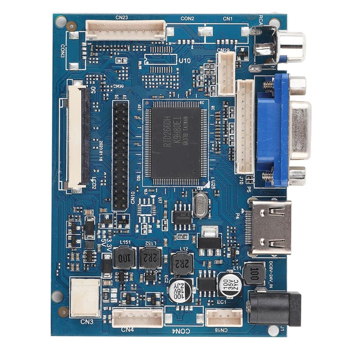 HDMI VGA 2AV Achteruitrij Driver Board voor 7-inch AT070TN92 800x480 LCD Scherm