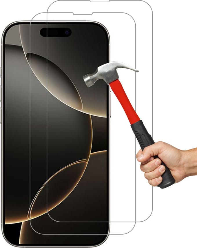 Screenprotectors Geschikt voor iPhone 16 Pro Max Arara Screenprotectors Beschermglas - 2 stuks