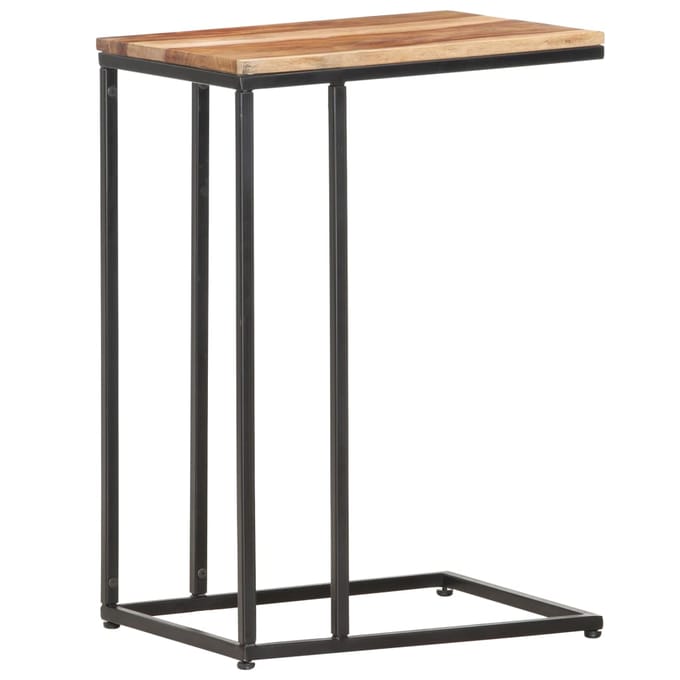vidaXL - Bijzettafel - 35x45x65 - cm - massief - hout
