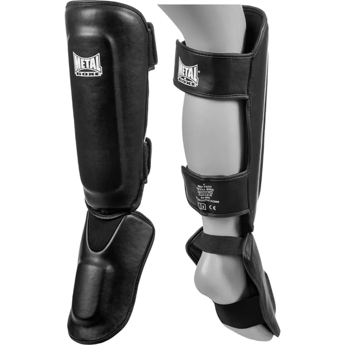 Boksscheenbeschermers thaï + voet Metal Boxe