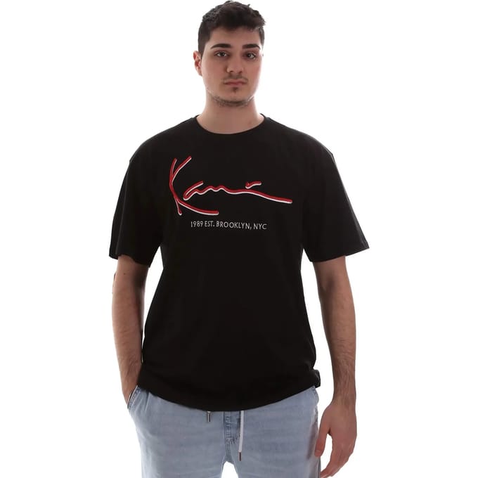 T-shirt met Labelstitching en Ronde hals