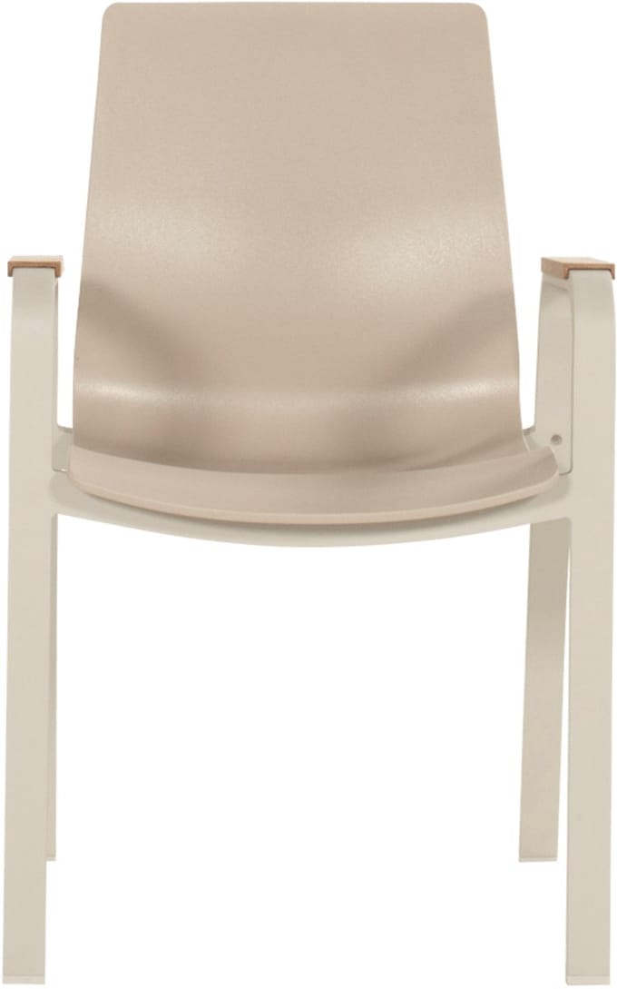 Flow Dining Stoel | Zand | 57 x 56,5 x 90 cm