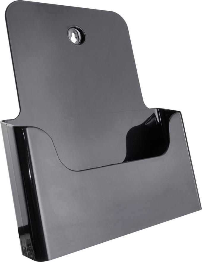 A4 Zwarte Tafel Folderhouder / Brochurehouder - Type A4-Zwart