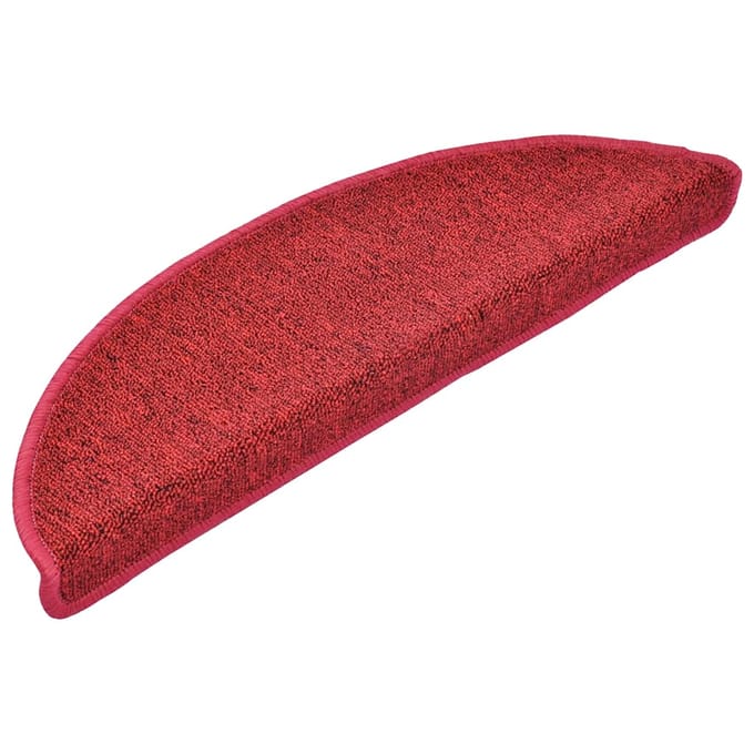 vidaXL - Zelfklevende - trapmatten - 30 - st - 56 - x - 17 - x - 3 - cm - Non-Slip - Rood