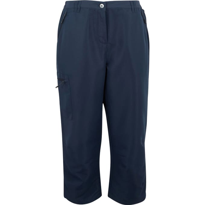 Regatta Dames/Dames Chaska III Walking Capri Cropped Broek (Marine)