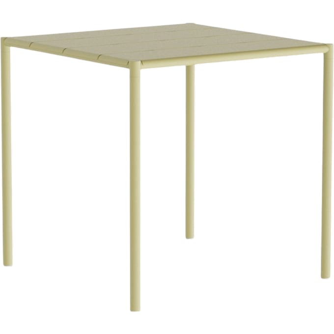 NINE Sinus tuintafel - yellow - 75,5 x 75,5 cm