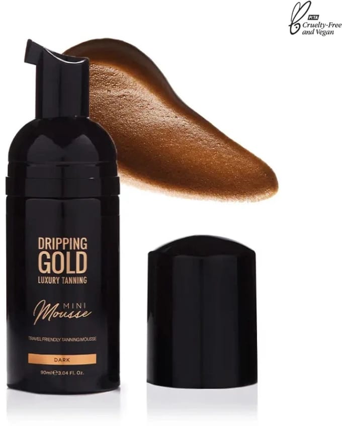 Dripping Gold | Mini Tanning Mousse Dark - 90ml - Vegan