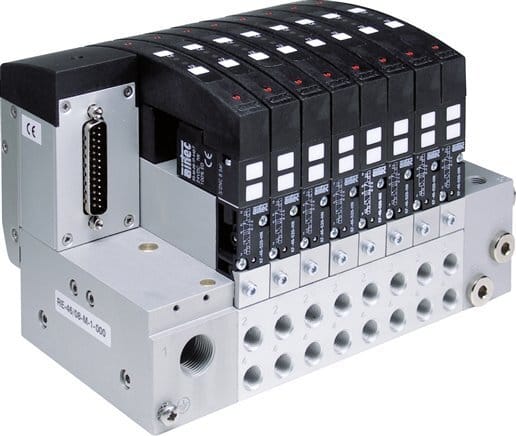 16x Pneumatisch Ventiel Terminal 24V DC 3-8bar/42-112psi Multi-pool (44-pins) Airtec