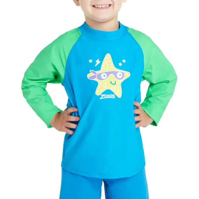 Zoggs Sun Shirt LS Junior - Maat XL