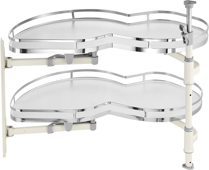 Swing Left Blind Corner Cabinet Organiser - Maximaliseer De Opbergruimte In Je Keuken - Grijs