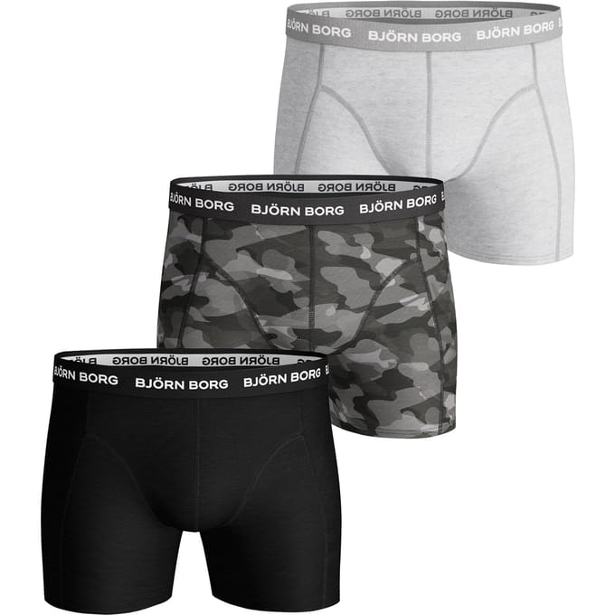 3-Pack Heren Katoenen Stretch Boxers Zachte Alledaagse Onderbroek Korte