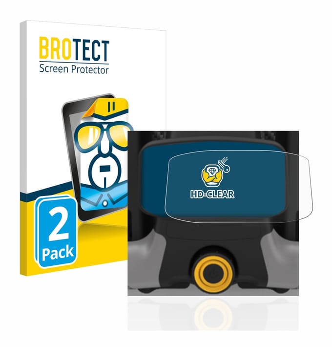 BROTECT - Screenprotector voor PowaKaddy CT8 - Folie Beschermfolie transparant 2 Stuks