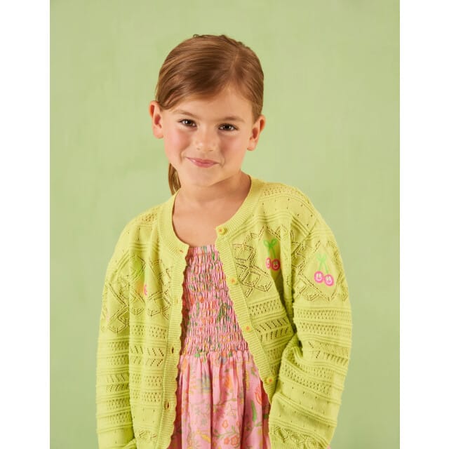 Oilily Vruity Vest- maat104/4yr Limeade