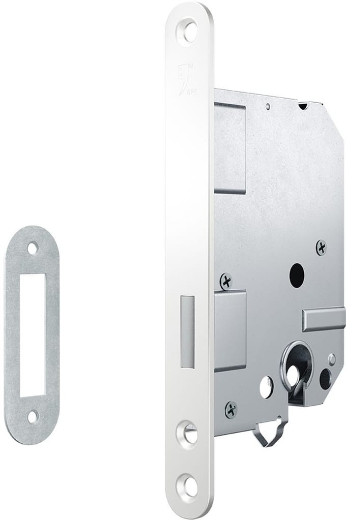 Insteekslot - Wit - GPF - GPF0101.1W Kastslot PC55 wit egaal